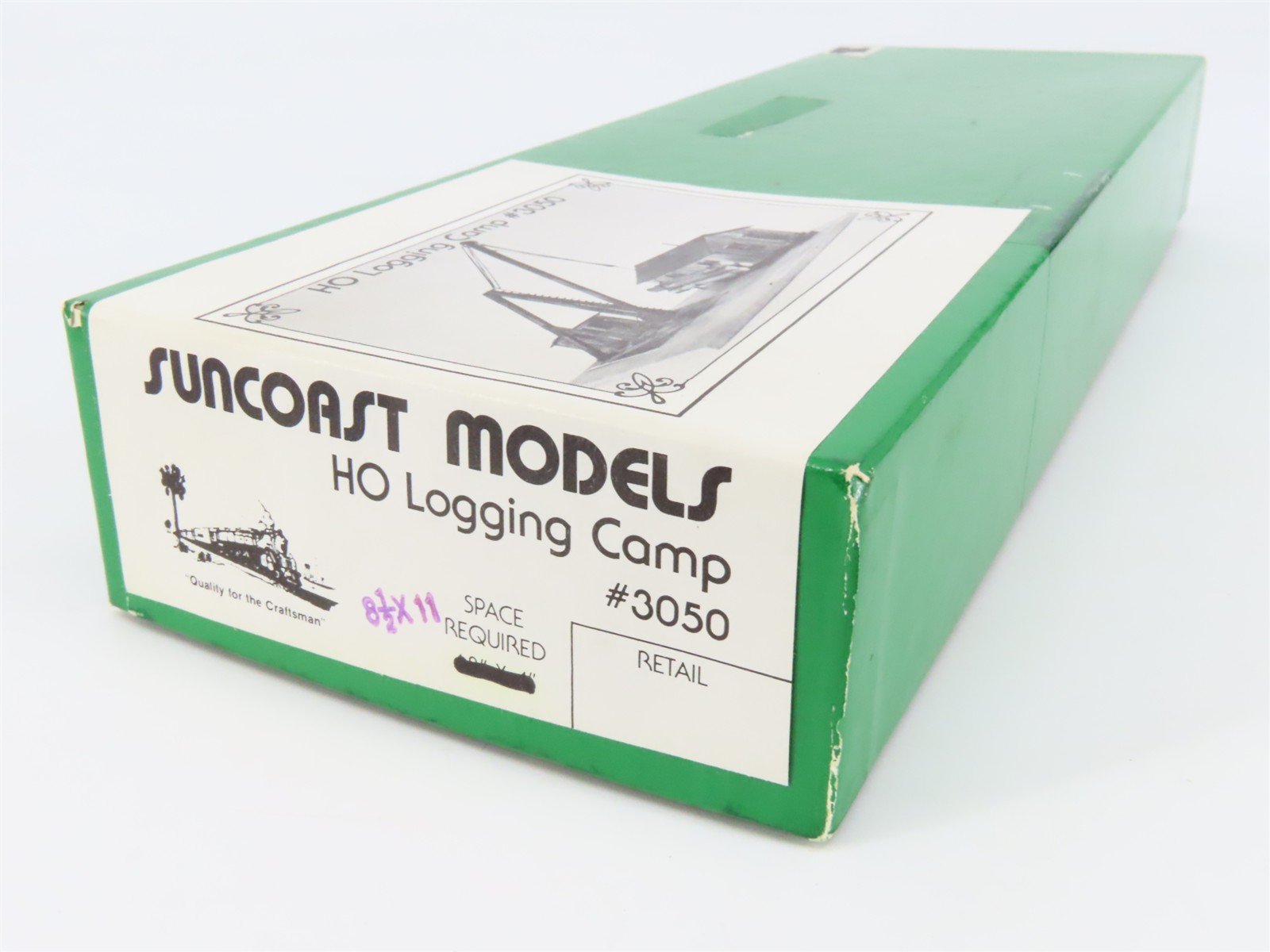 HO 1/87 Scale Suncoast Models Kit 3050 Logging Camp
