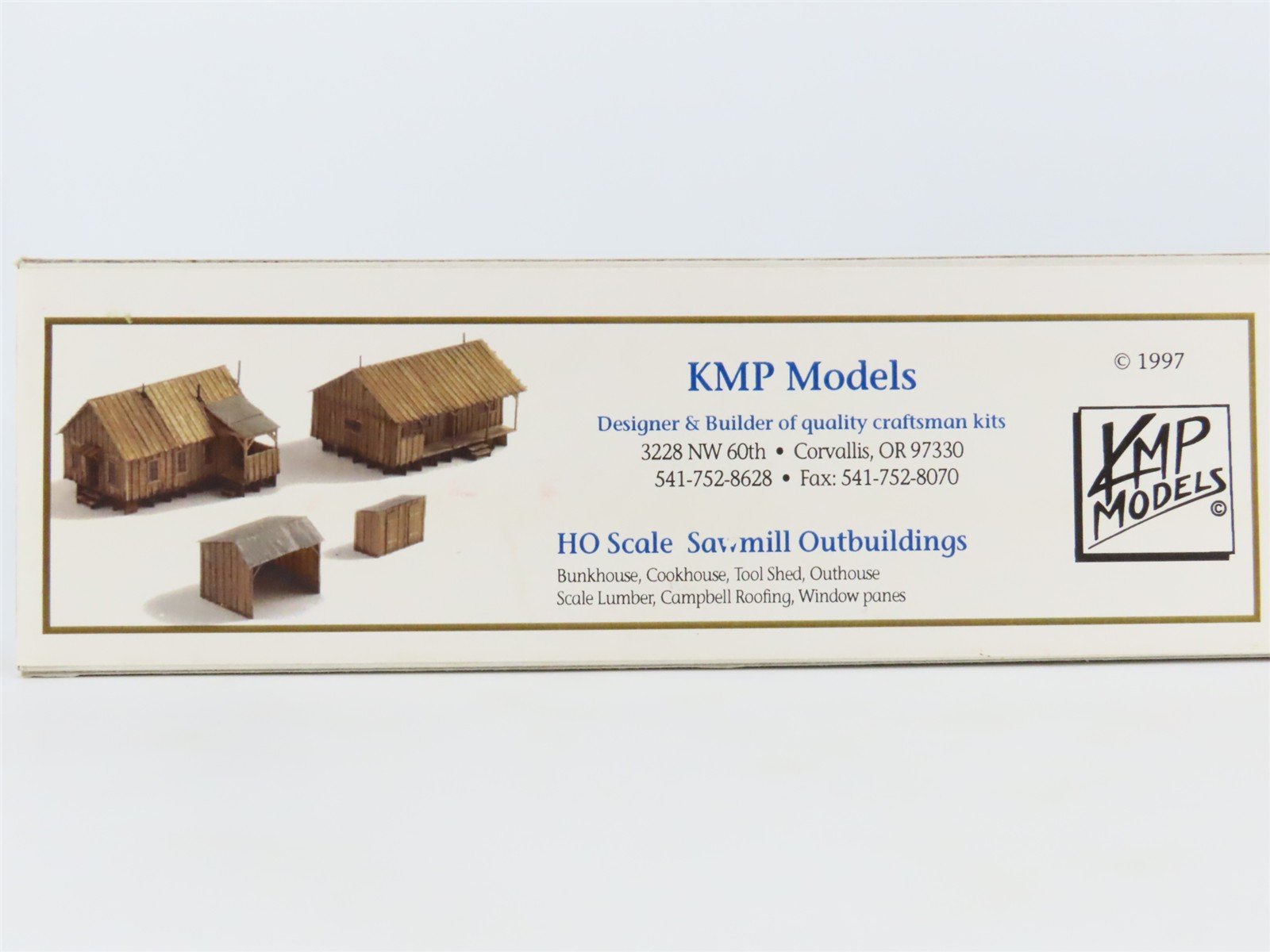 HO 1/87 Scale KMP Craftsman Kit Sawmill Outbuildings