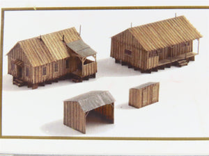 HO 1/87 Scale KMP Craftsman Kit Sawmill Outbuildings
