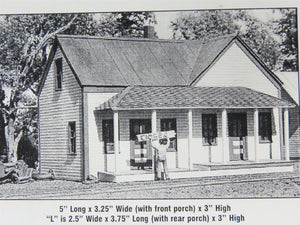 HO American Model Builders LaserKit 123 Corydon General Store & Post Office