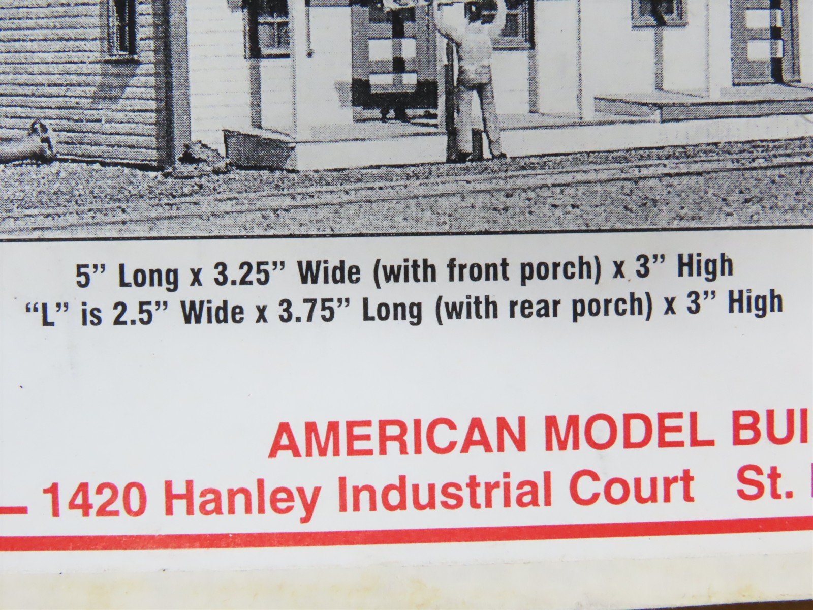 HO American Model Builders LaserKit 123 Corydon General Store & Post Office
