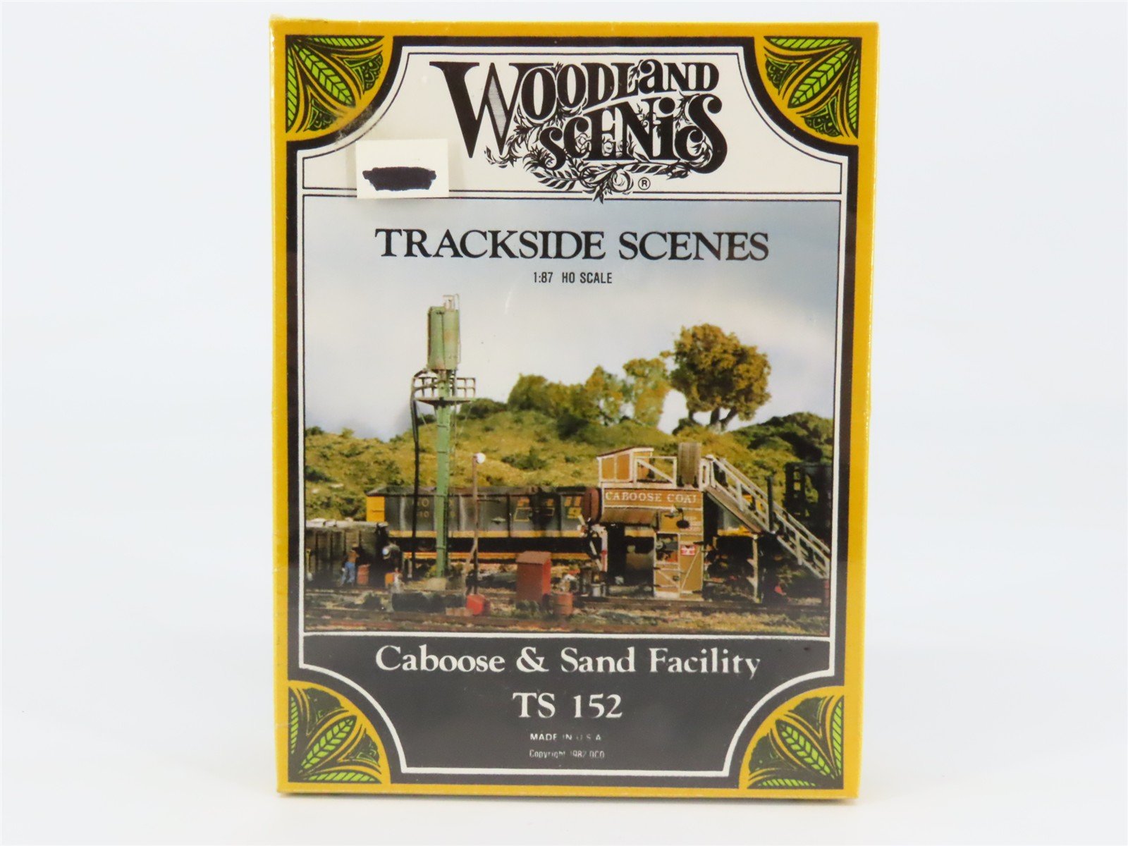 HO Woodland Scenics Trackside Scenes Kit TS 152 Caboose & Sand Facility - SEALED