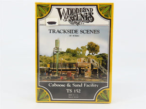 HO Woodland Scenics Trackside Scenes Kit TS 152 Caboose & Sand Facility - SEALED