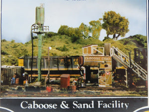 HO Woodland Scenics Trackside Scenes Kit TS 152 Caboose & Sand Facility - SEALED