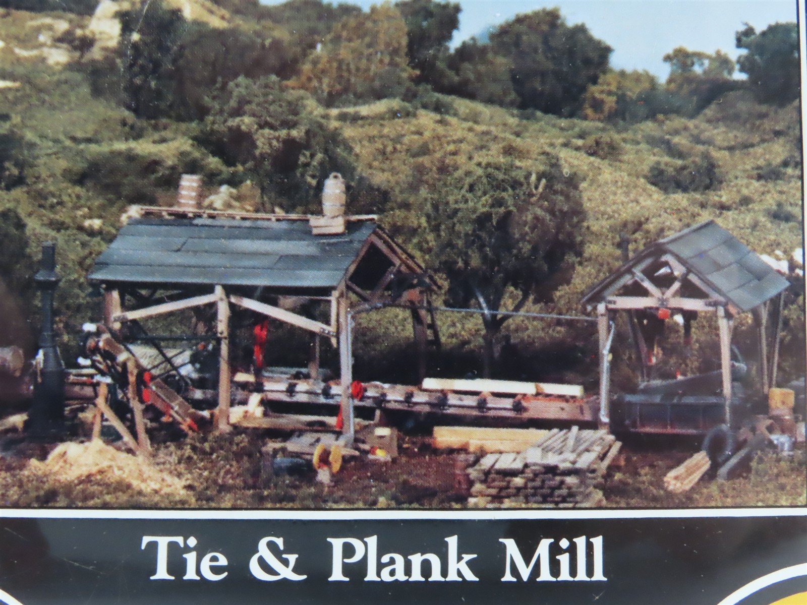 HO Scale Woodland Scenics Trackside Scenes Kit TS 154 Tie & Plank Mill - SEALED