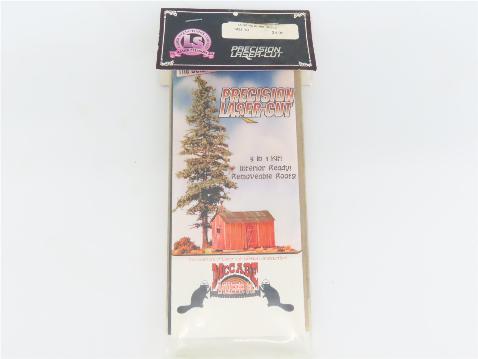 HO 1/87 Scale Master Creations Kit 1425 McCabe Lumber Co. Logging Bunkhouses