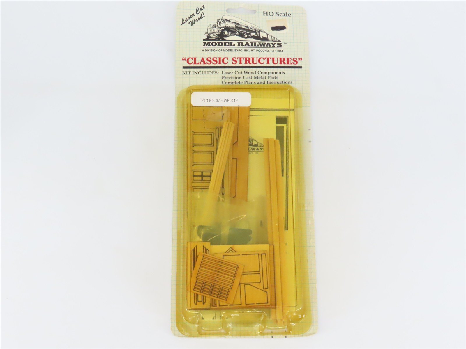 HO 1/87 Scale Model Railways "Classic Structures" Kit 1005 Fishing Shack & Dock