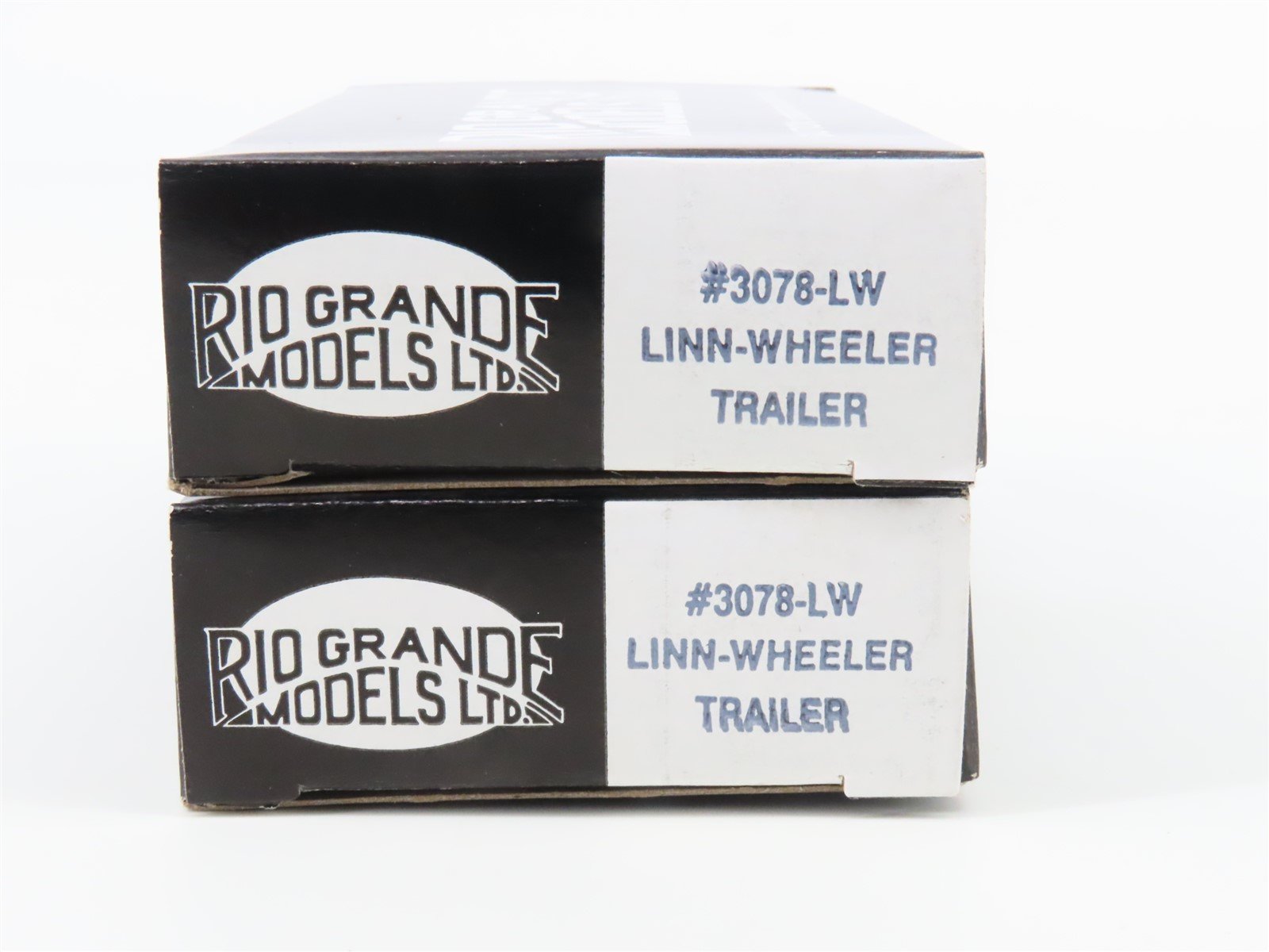 LOT of 2 HO 1/87 Scale Rio Grande Models Kit 3078-LW Linn-Wheeler Trailers