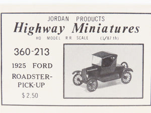 LOT of 4 HO Jordan Highway Miniatures Kits 1920s Ford & Essex Cars & Pick-Up