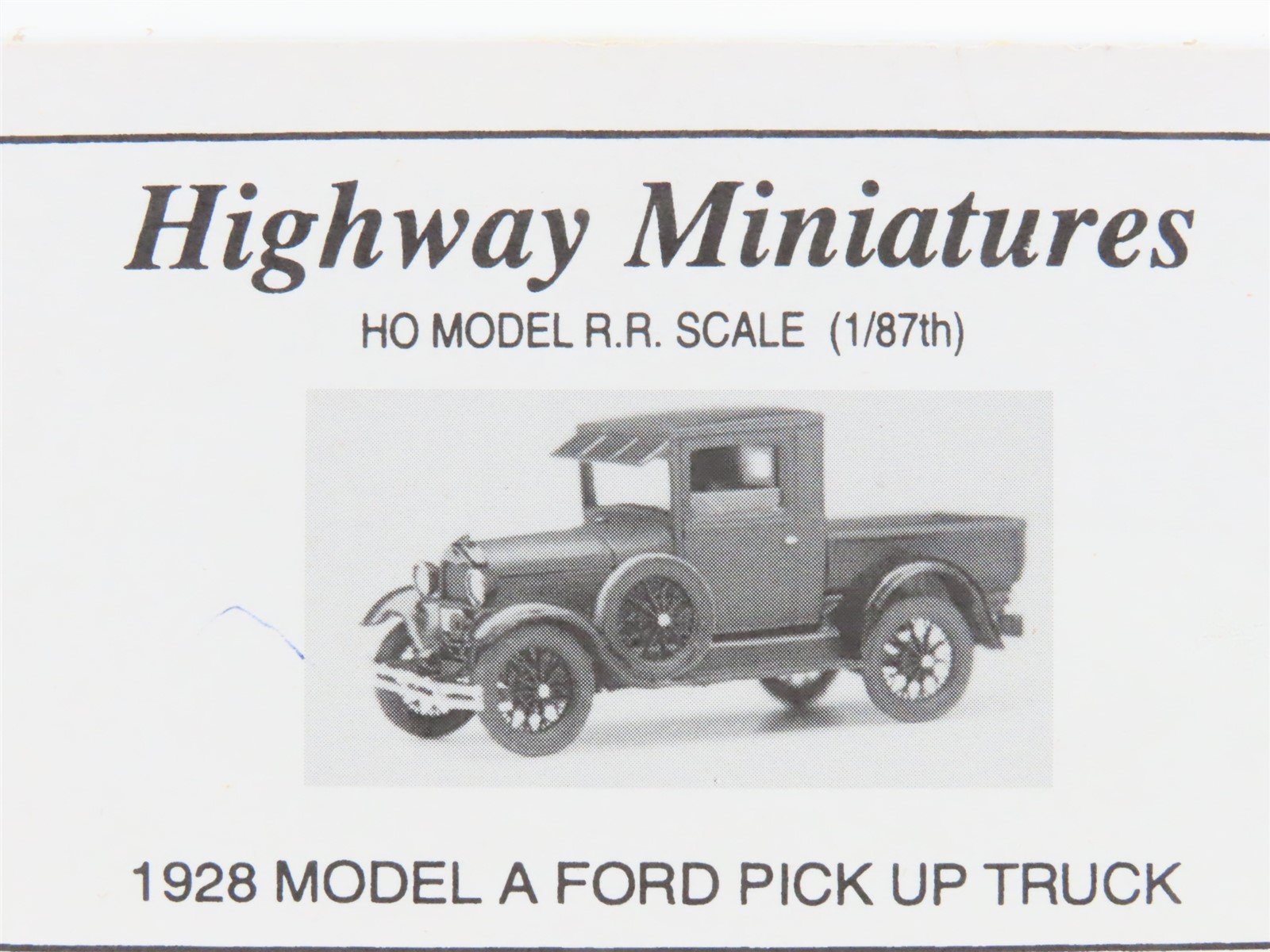 LOT of 4 HO Jordan Highway Miniatures Kits 1920s Ford & Mack Assorted Trucks