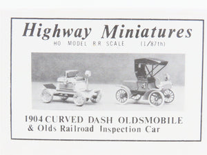 LOT of 3 HO Jordan Highway Miniatures Kits 1904/1910s Ford & Oldsmobile Vehicles