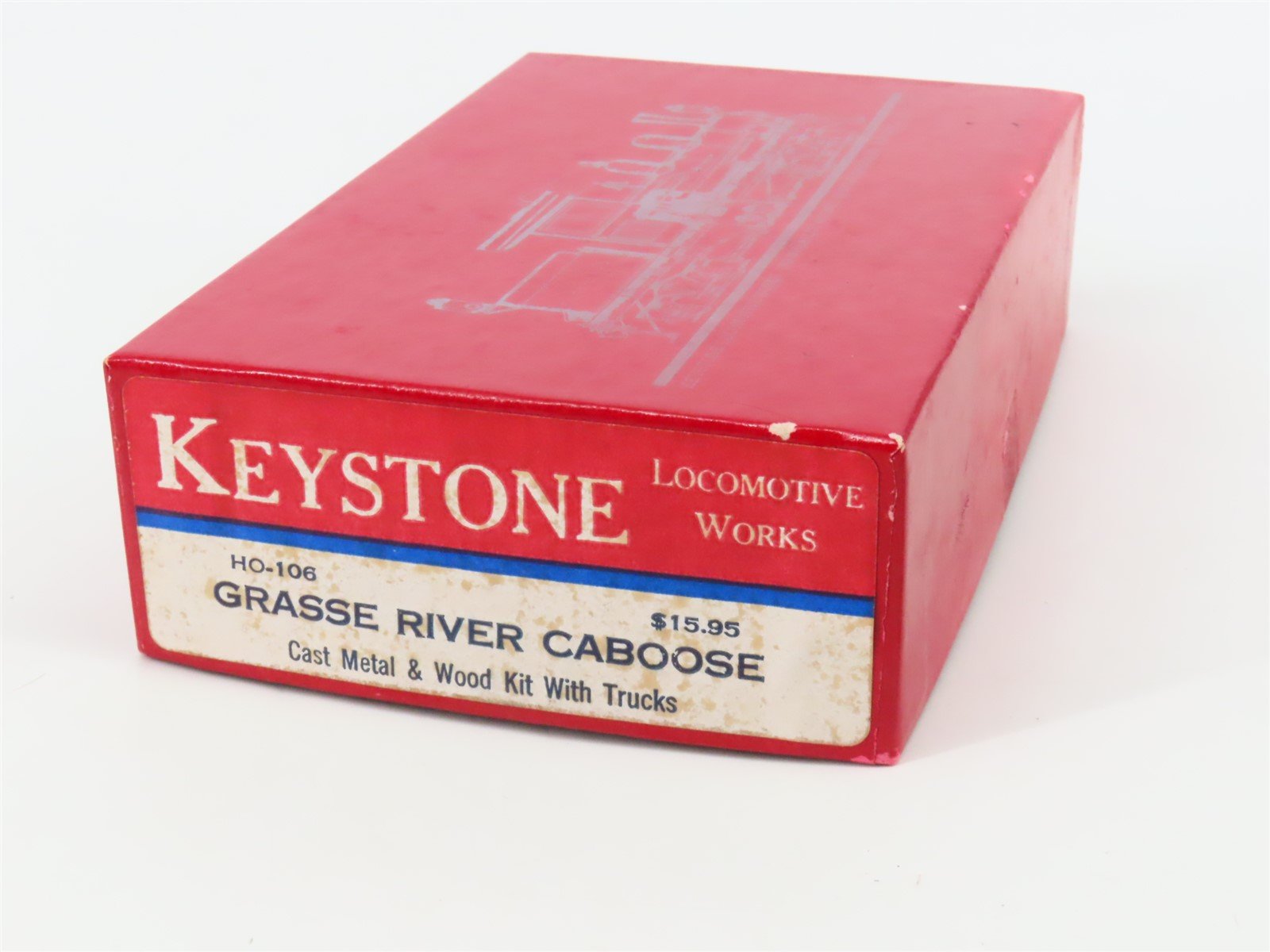 HO Scale Keystone HO-106 Die-Cast Grasse River Caboose Kit