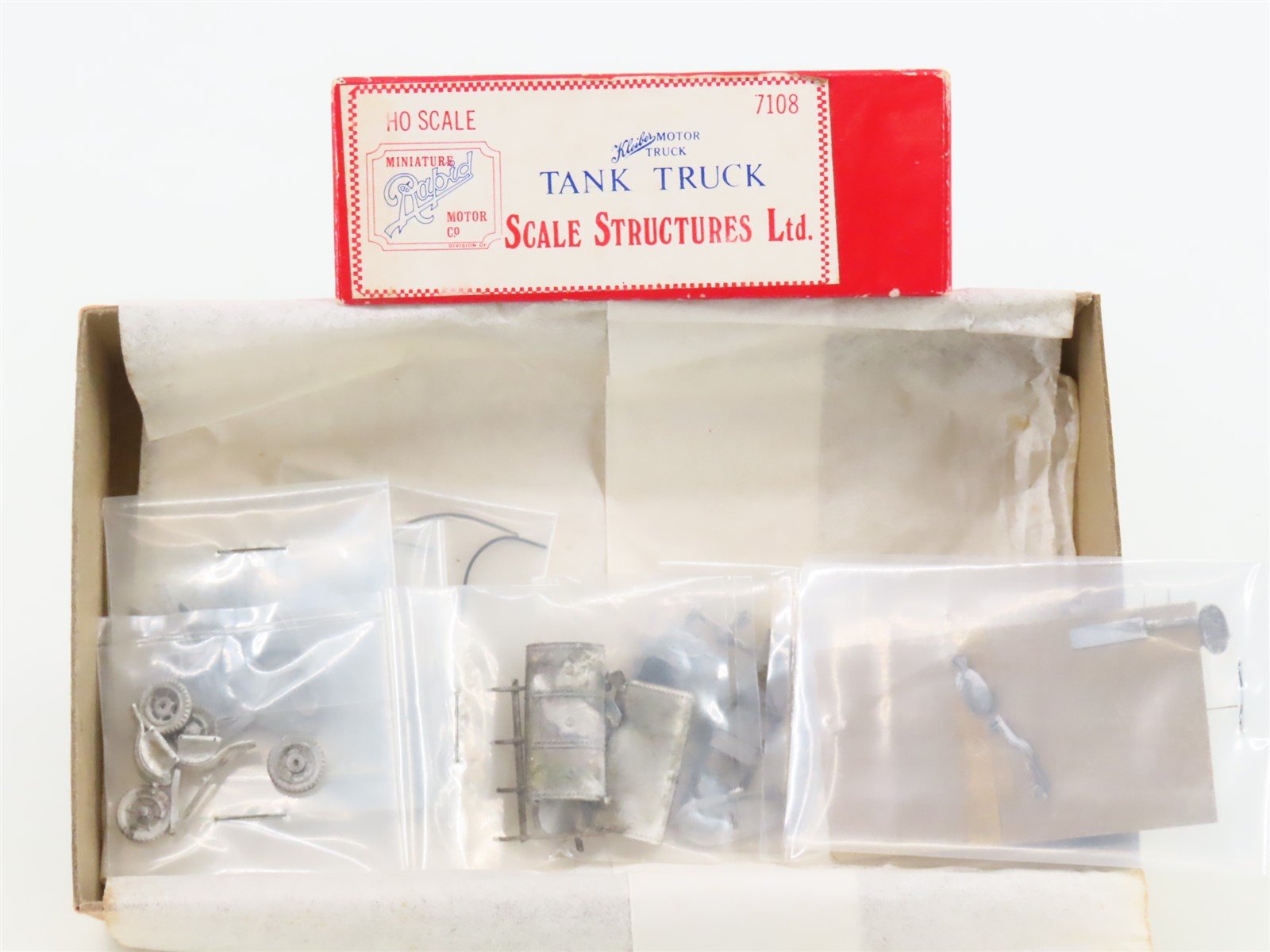 HO Scale Scale Structures Ltd 7108 Die-Cast Kleiber Tank Truck Kit