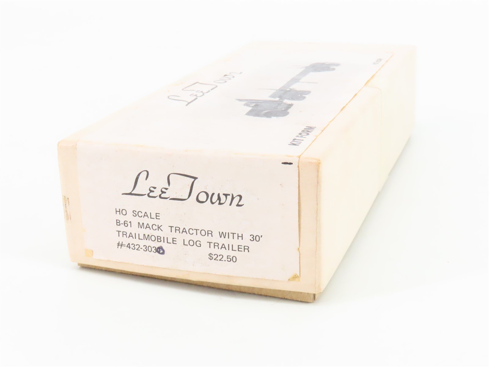 HO Lee Town 432-3030 Die-Cast B-61 Mack Tractor wTrailmobile Log Trailer CUSTOM