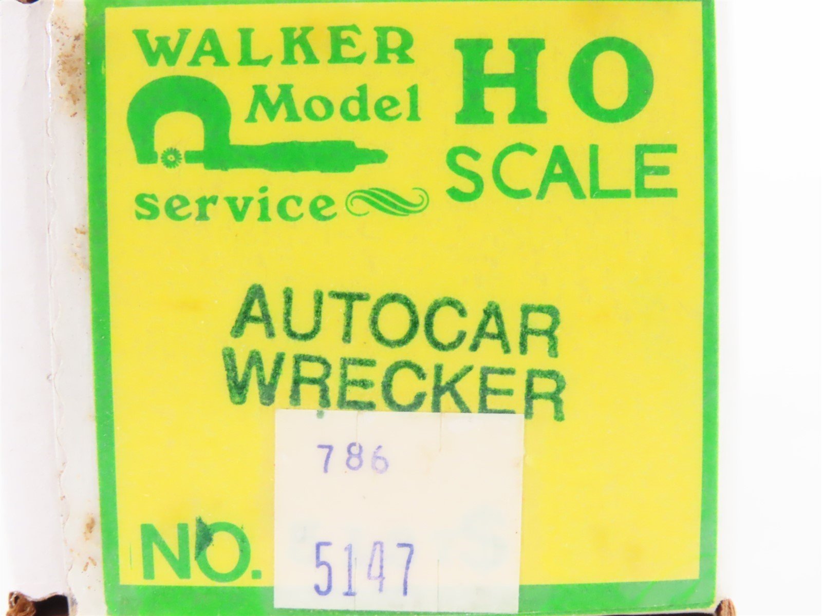 HO Scale Walker Model 5147 Die-Cast Autorack Wrecker - Built & Custom Painted