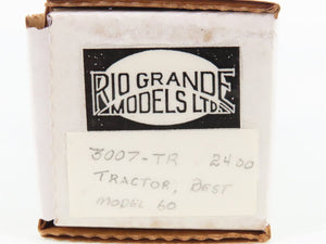 HO Scale Rio Grande Models 3007-TR Die-Cast Bulldozer Tractor CUSTOM