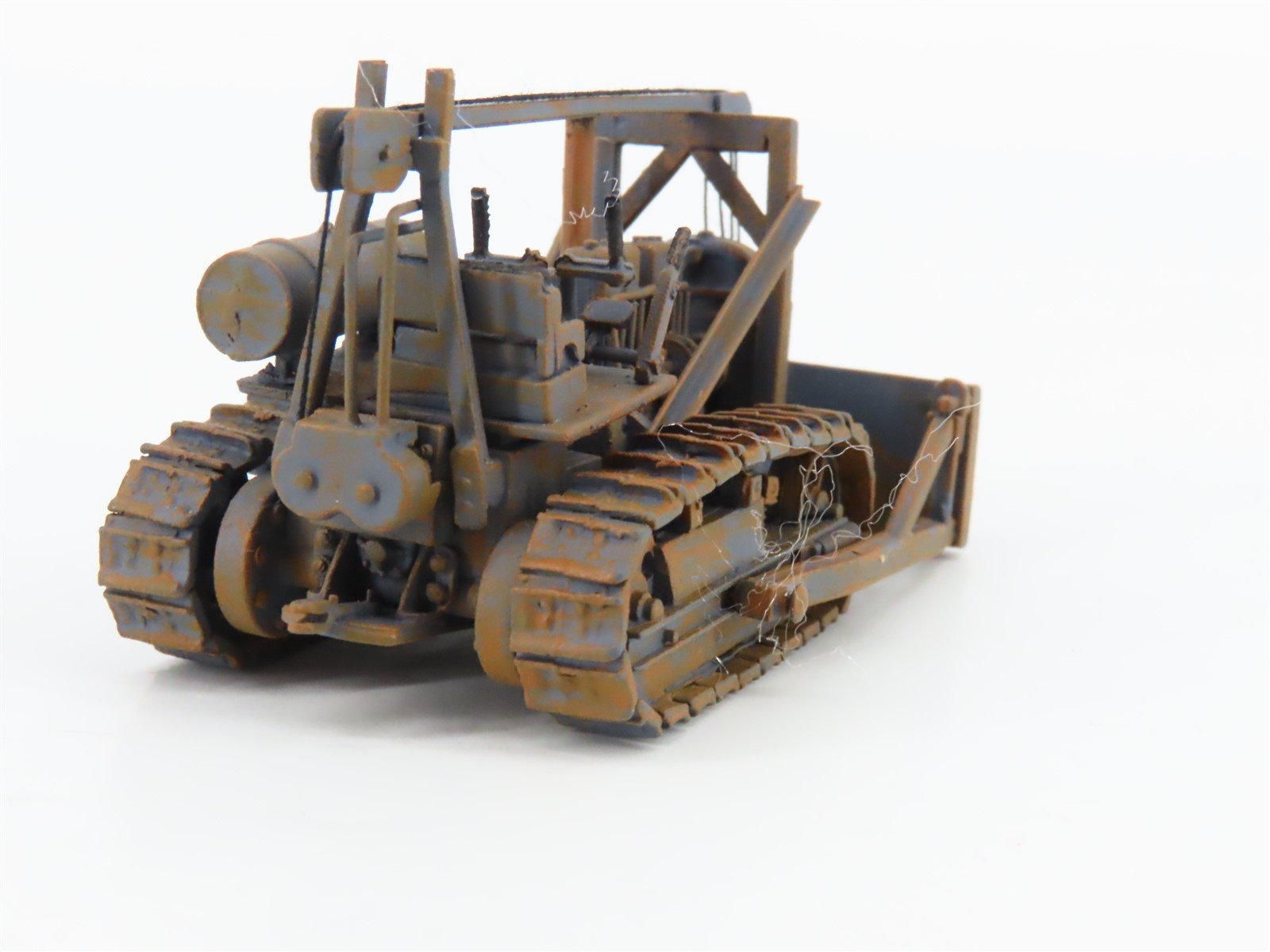 HO Scale Rio Grande Models 3007-TR Die-Cast Bulldozer Tractor CUSTOM