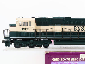 O Gauge 3-Rail MTH 20-2154-1 BNSF Railway SD70MAC Diesel Locomotive #9966 wSound