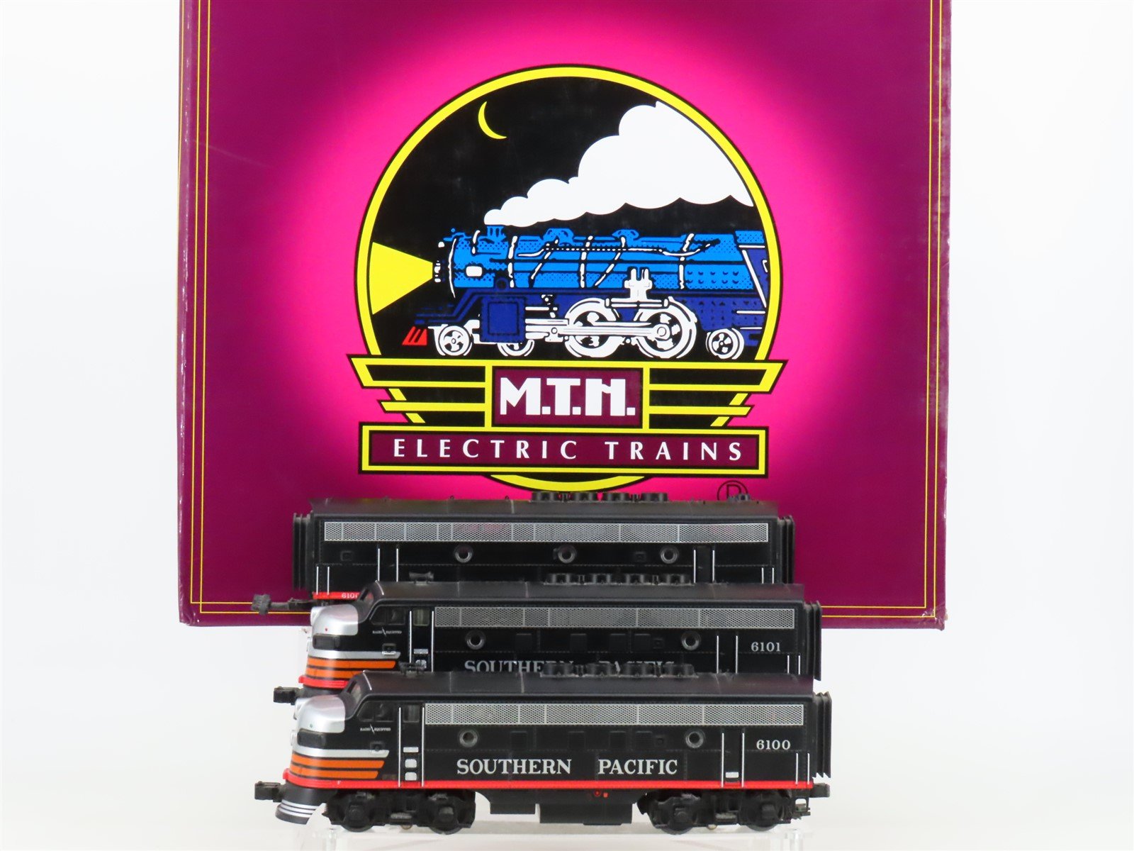 O Gauge 3-Rail MTH 20-2306-1 SP Southern Pacific F3 A/B/A Diesel Locomotive Set