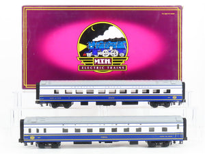 O Gauge 3-Rail MTH 20-66009 Orient Express Sleeper/Diner Passenger 2-Car Set