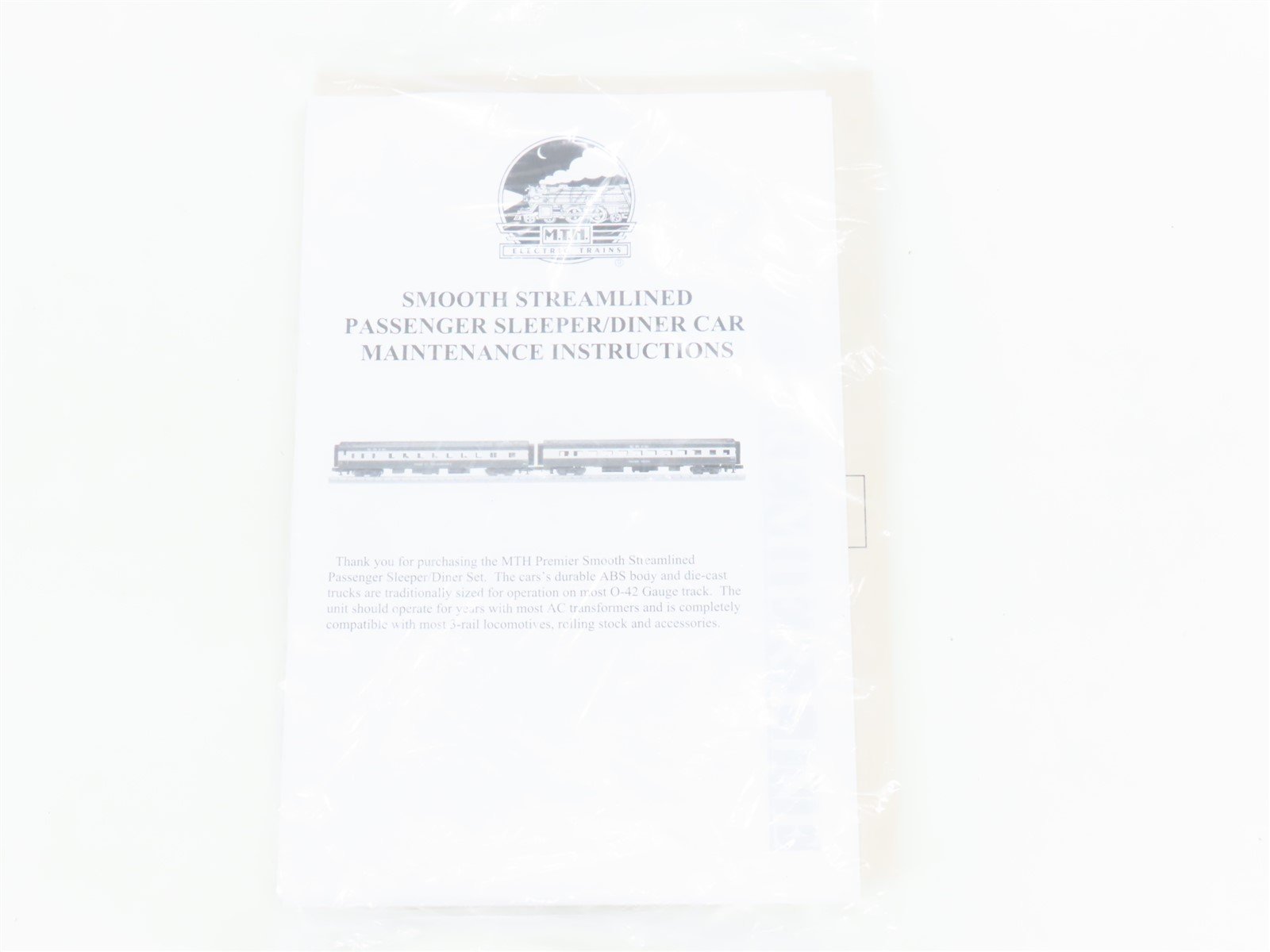 O Gauge 3-Rail MTH 20-66009 Orient Express Sleeper/Diner Passenger 2-Car Set