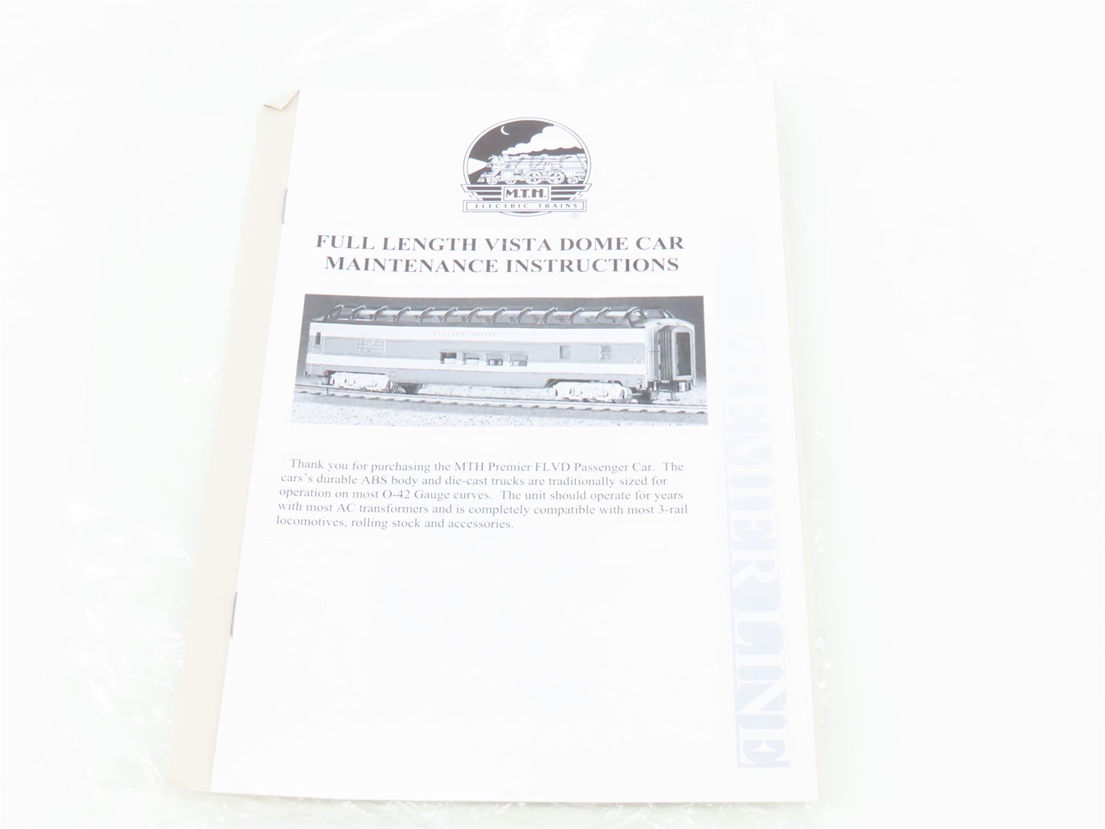 O 3-Rail MTH 20-6734 Electro-Motive 70' Vista Dome Passenger Car 
