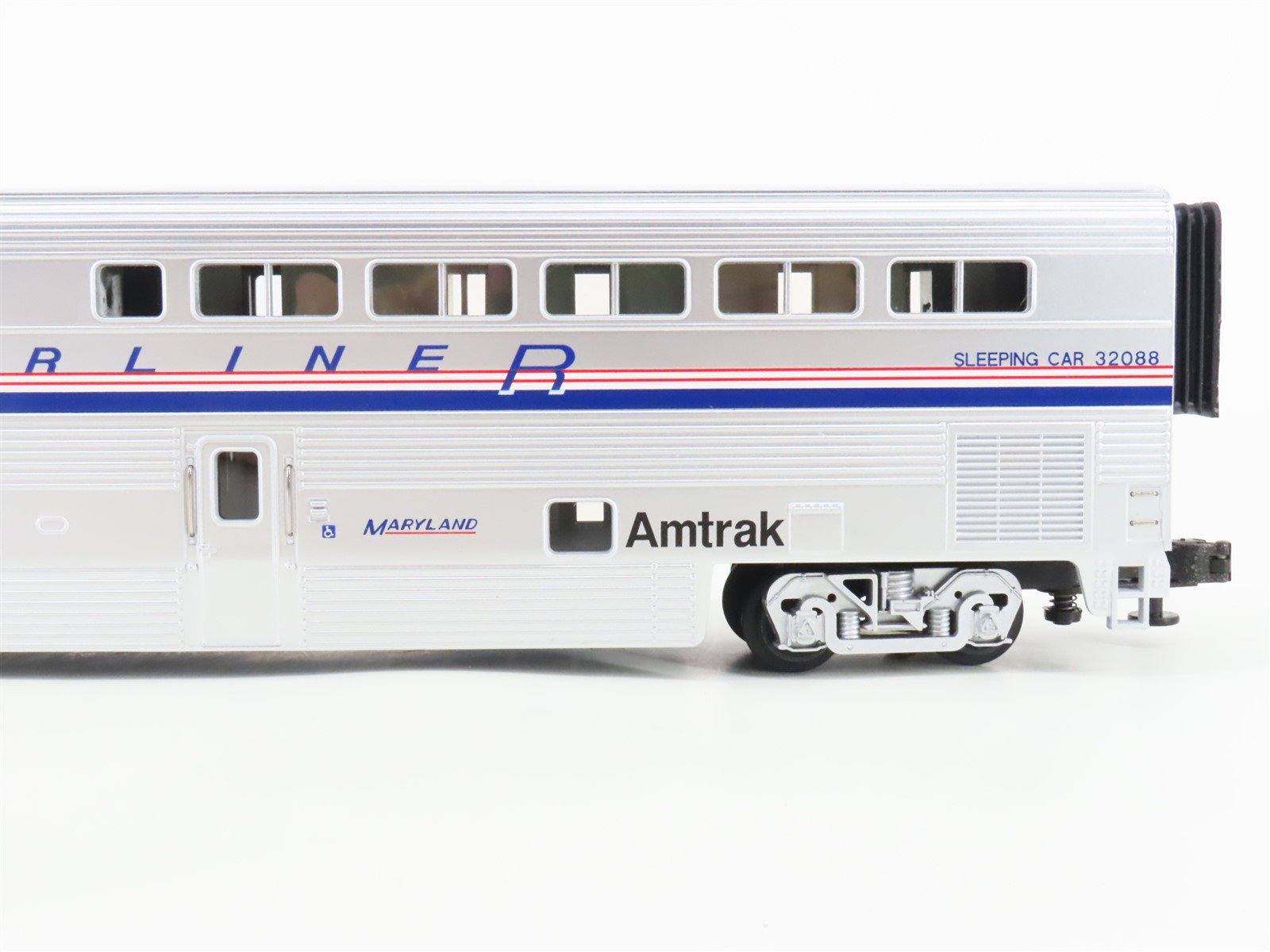 O Gauge 3-Rail MTH 20-6541 Amtrak Superliner Phase IV 70' Passenger 2-Car Set