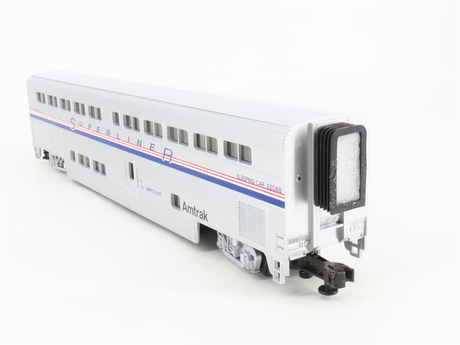 O Gauge 3-Rail MTH 20-6541 Amtrak Superliner Phase IV 70' Passenger 2-Car Set