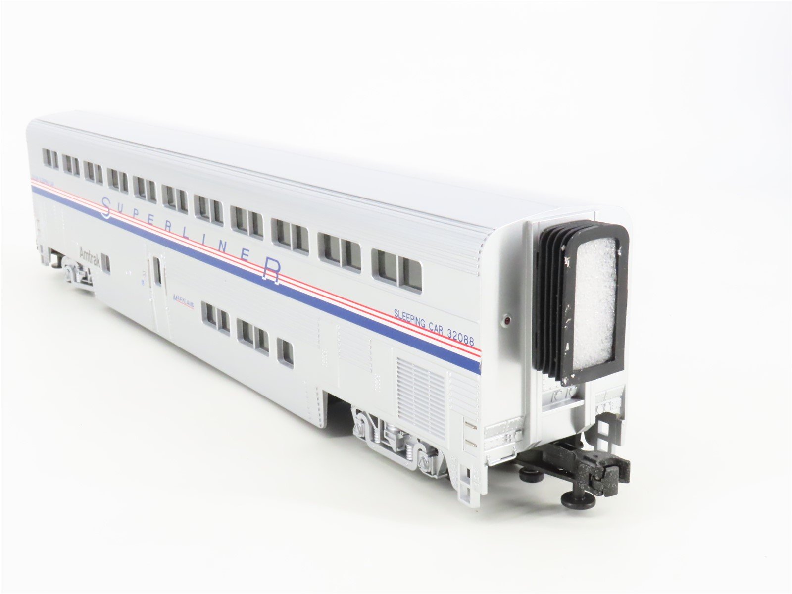 O Gauge 3-Rail MTH 20-6541 Amtrak Superliner Phase IV 70' Passenger 2-Car Set