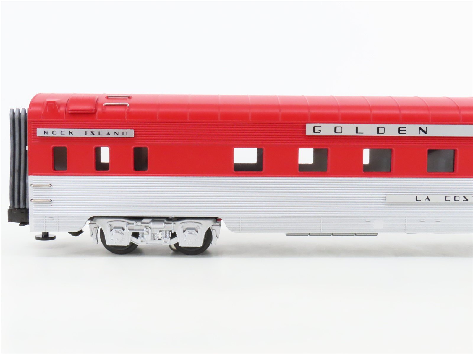 O Gauge 3-Rail MTH 20-6612 RI Golden Rocket Sleeper/Diner Passenger 2-Car Set