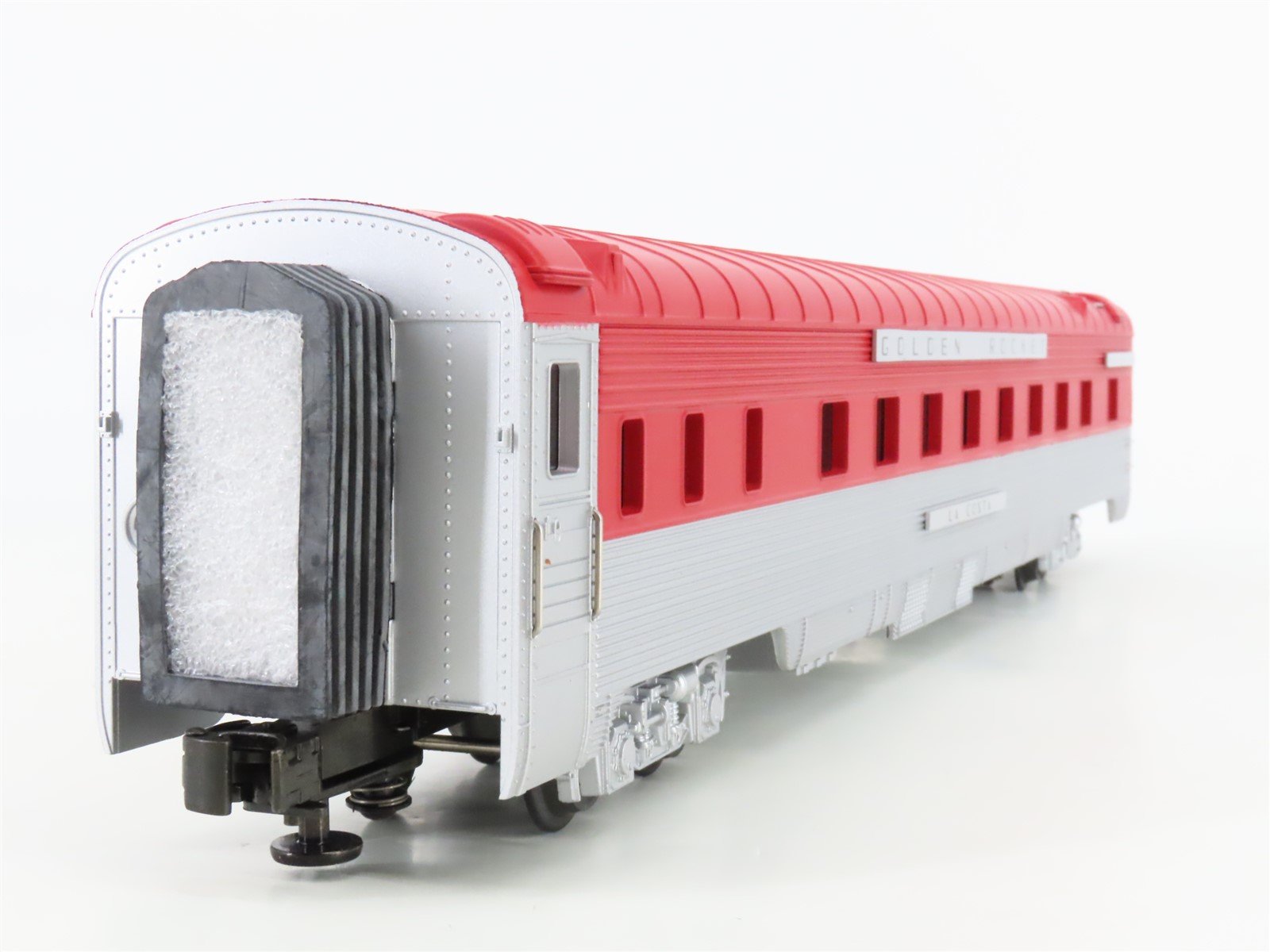 O Gauge 3-Rail MTH 20-6612 RI Golden Rocket Sleeper/Diner Passenger 2-Car Set