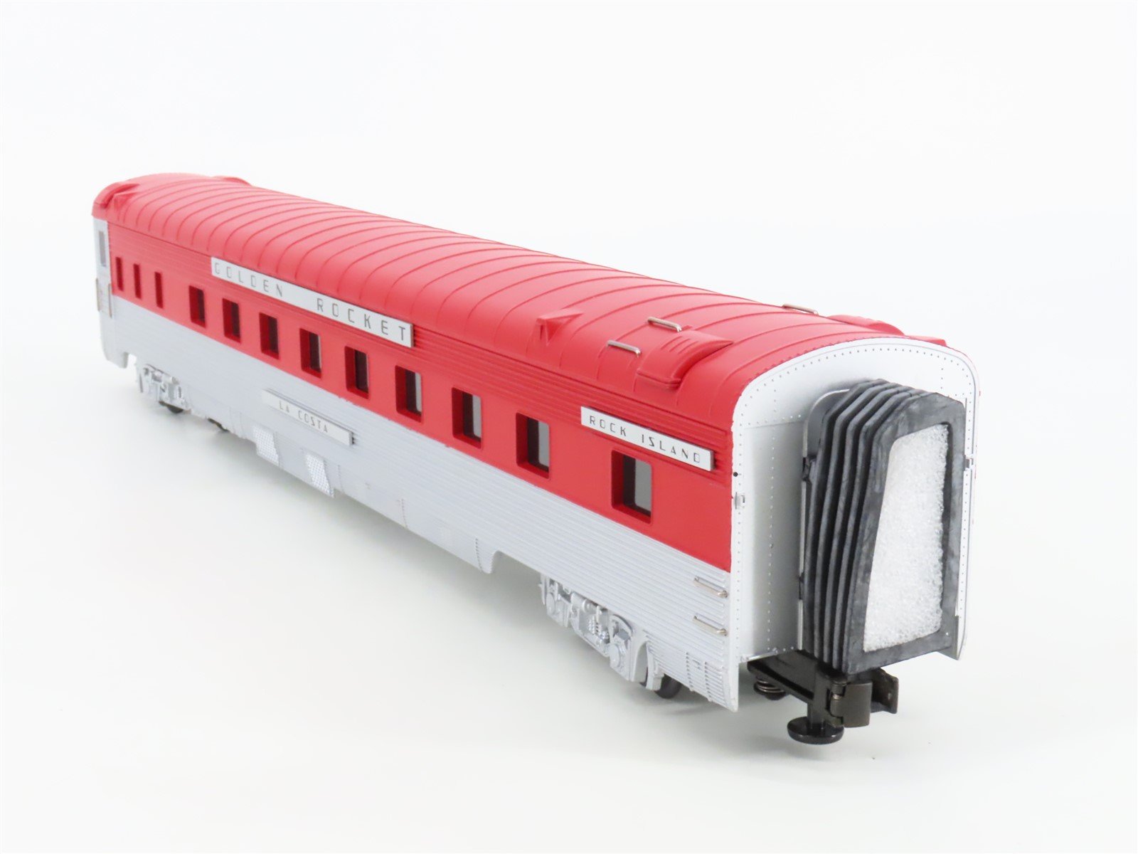 O Gauge 3-Rail MTH 20-6612 RI Golden Rocket Sleeper/Diner Passenger 2-Car Set