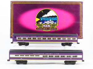 O Gauge 3-Rail MTH MT-6600 ACL Atlantic Coast Line 70' Passenger 2-Car Set