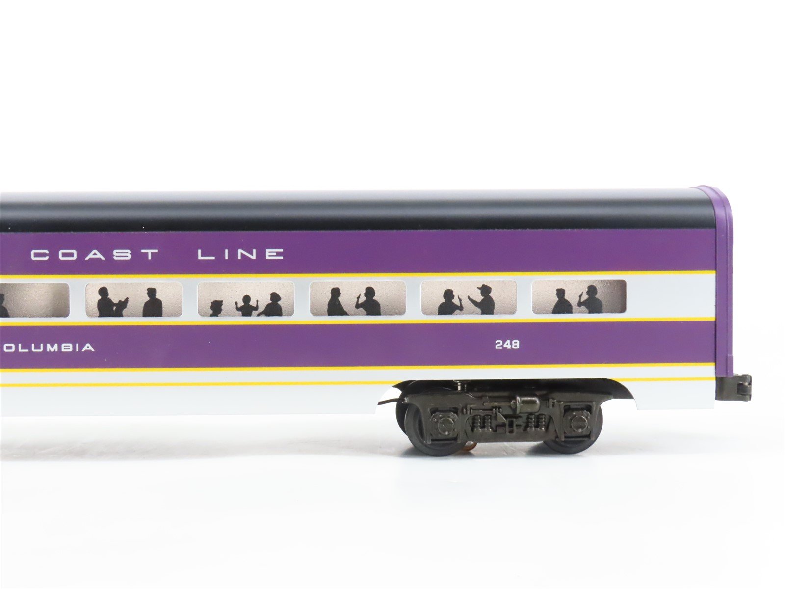 O Gauge 3-Rail MTH MT-6600 ACL Atlantic Coast Line 70' Passenger 2-Car Set