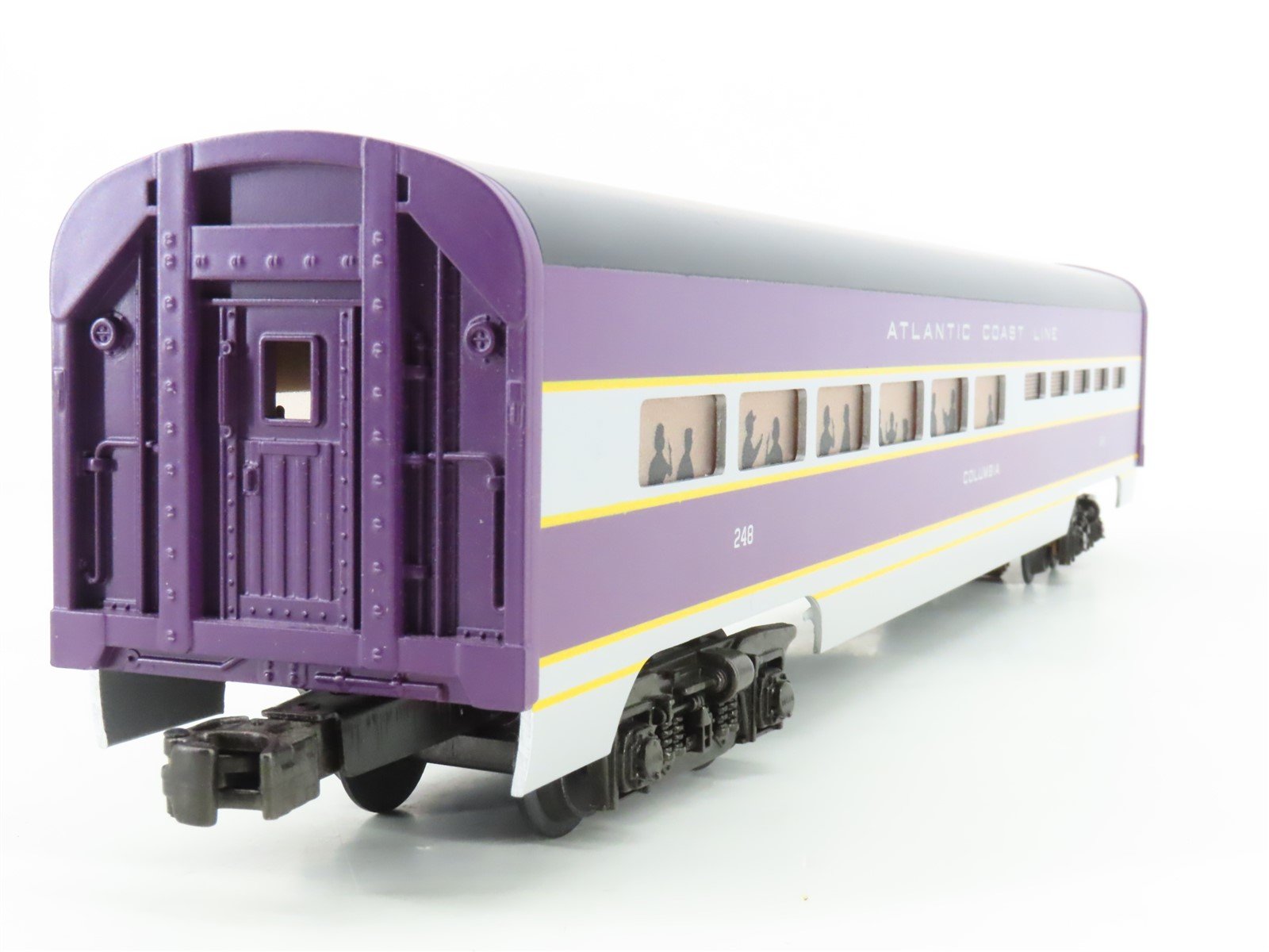 O Gauge 3-Rail MTH MT-6600 ACL Atlantic Coast Line 70' Passenger 2-Car Set