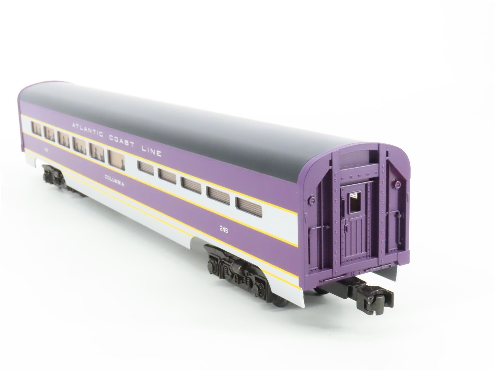 O Gauge 3-Rail MTH MT-6600 ACL Atlantic Coast Line 70' Passenger 2-Car Set