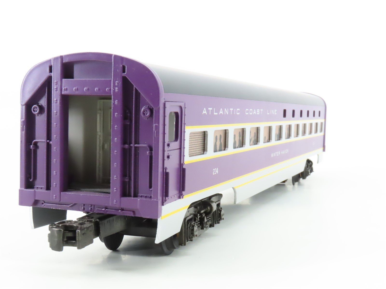 O Gauge 3-Rail MTH MT-6600 ACL Atlantic Coast Line 70' Passenger 2-Car Set