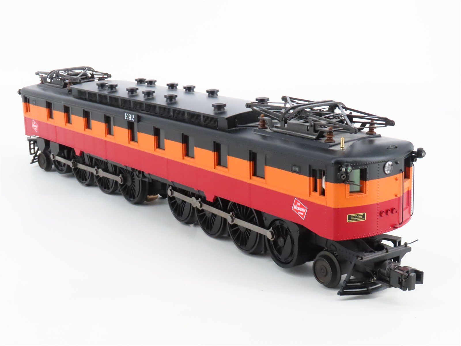 O Gauge 3-Rail MTH 20-5585-1 MILW Railway FF1 Electric Locomotive #E92 w/Sound
