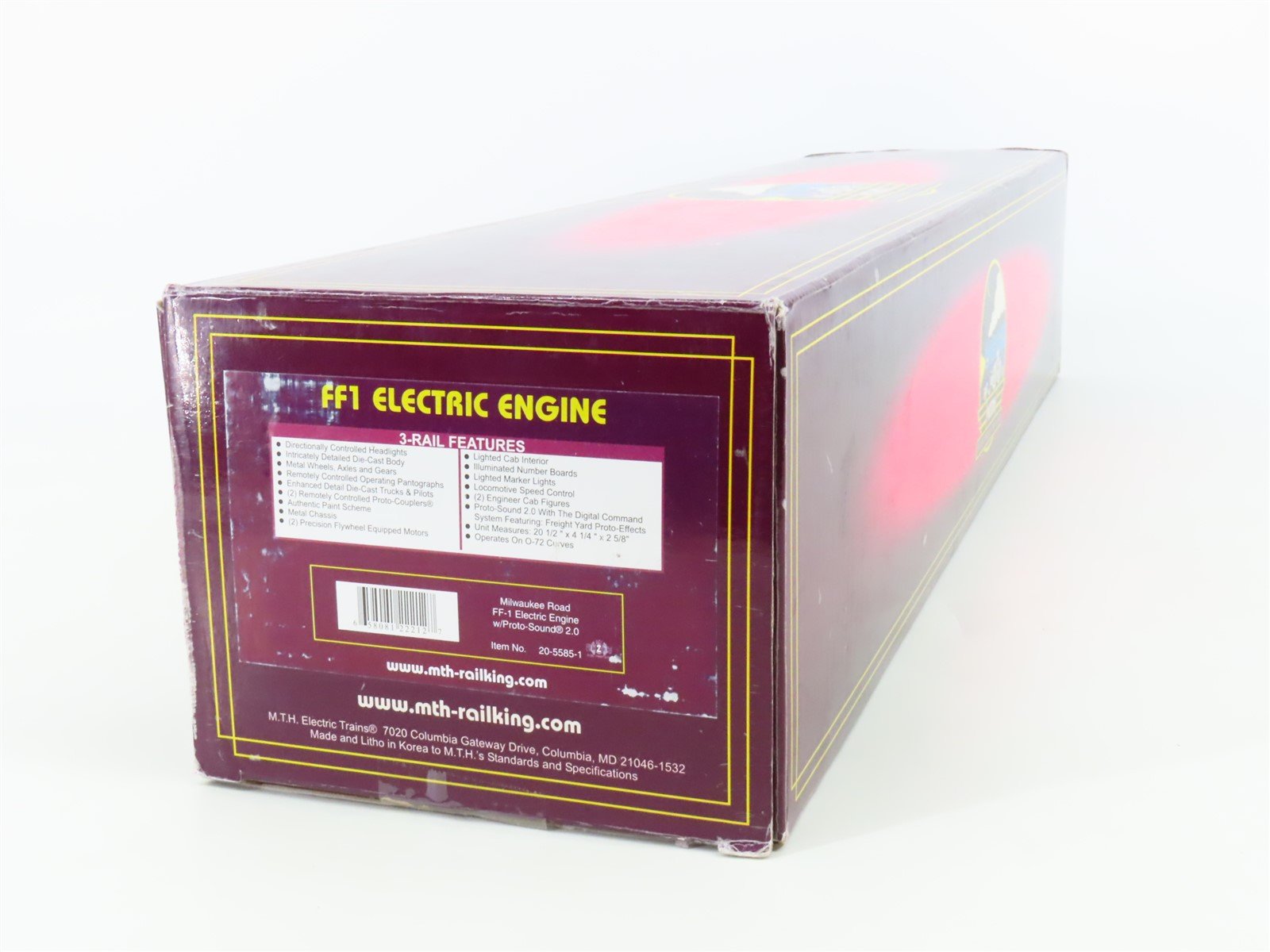 O Gauge 3-Rail MTH 20-5585-1 MILW Railway FF1 Electric Locomotive #E92 w/Sound
