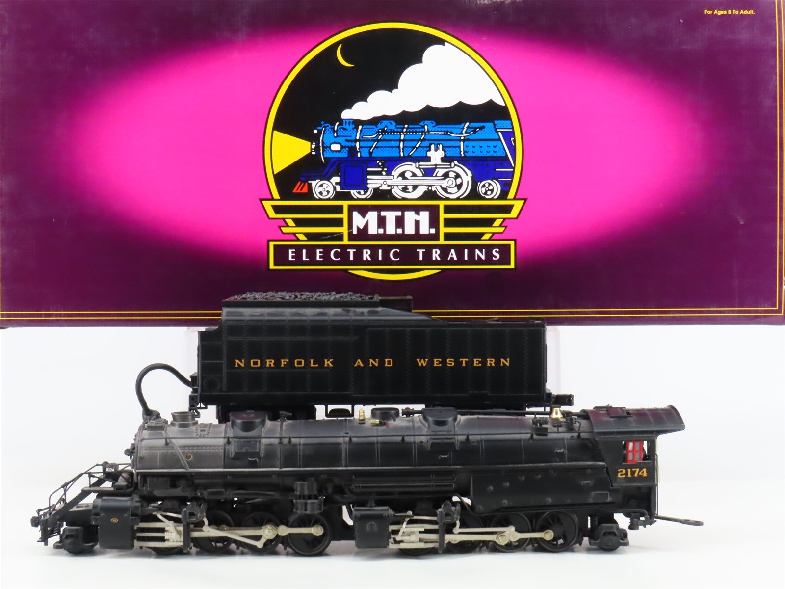 O Gauge 3-Rail MTH 20-3072-1 N&W Railway Y6B 2-8-8-2 Steam #2174 DOES NOT RUN