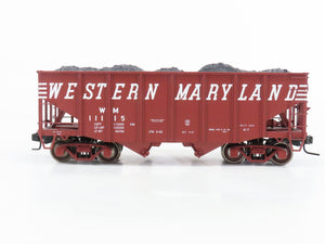 O Scale 2-Rail Atlas WM Western Maryland 2-Bay Open Hopper Car #11115 w/Load