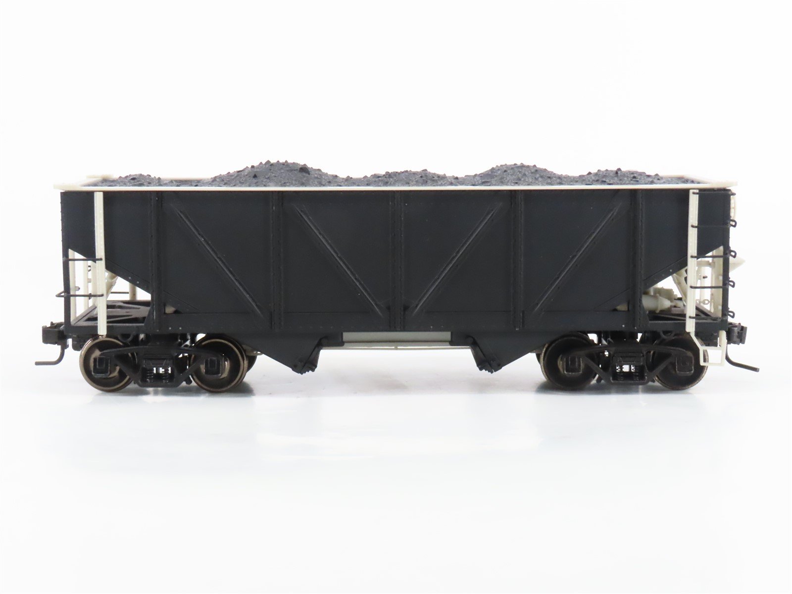 O Scale 2-Rail Atlas Undecorated 2-Bay Open Hopper Car w/Load