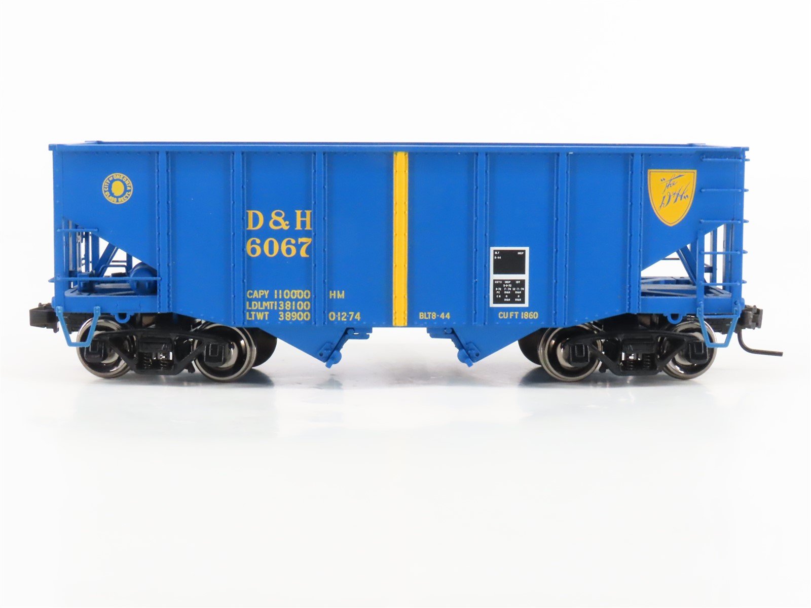 O Scale 2-Rail Atlas D&H Delaware & Hudson 2-Bay Open Hopper Car #6067