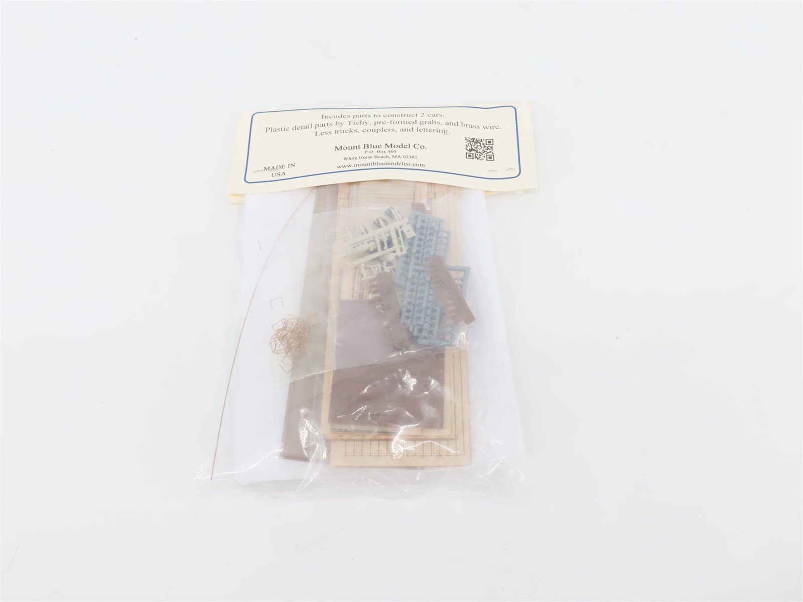 HOn3 Scale Mount Blue ETWNC-4H ET&WNC 37' Flatcar/Gondola Kit