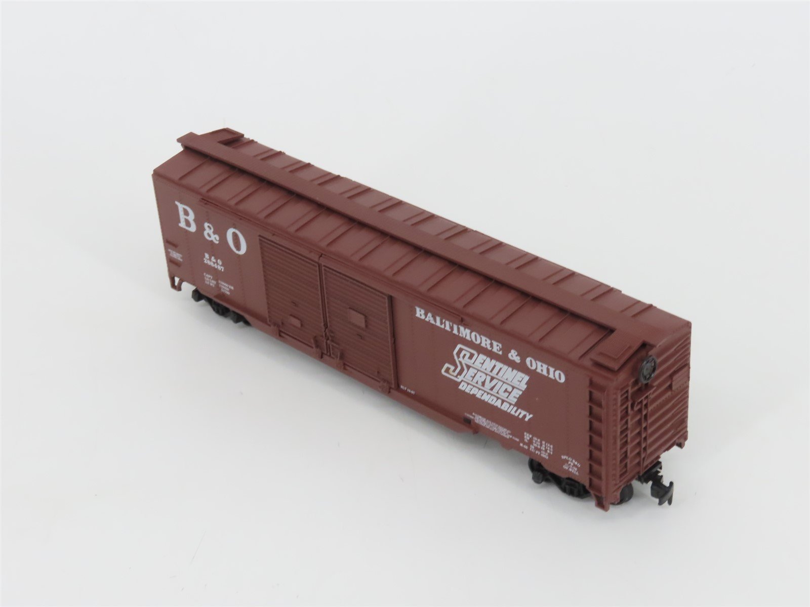 HO Scale Collectors Corner Bev-Bel 1105 B&O Baltimore & Ohio 50' Box Car #288487