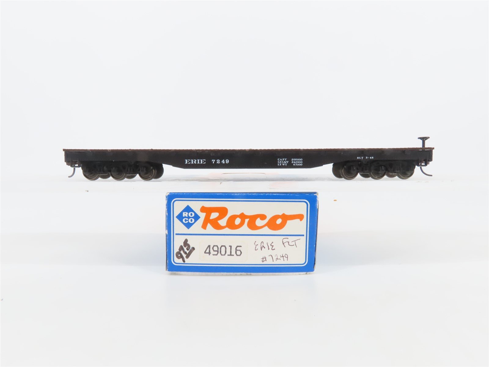 HO Scale Roco 49016 Erie Railway Flatcar #7249