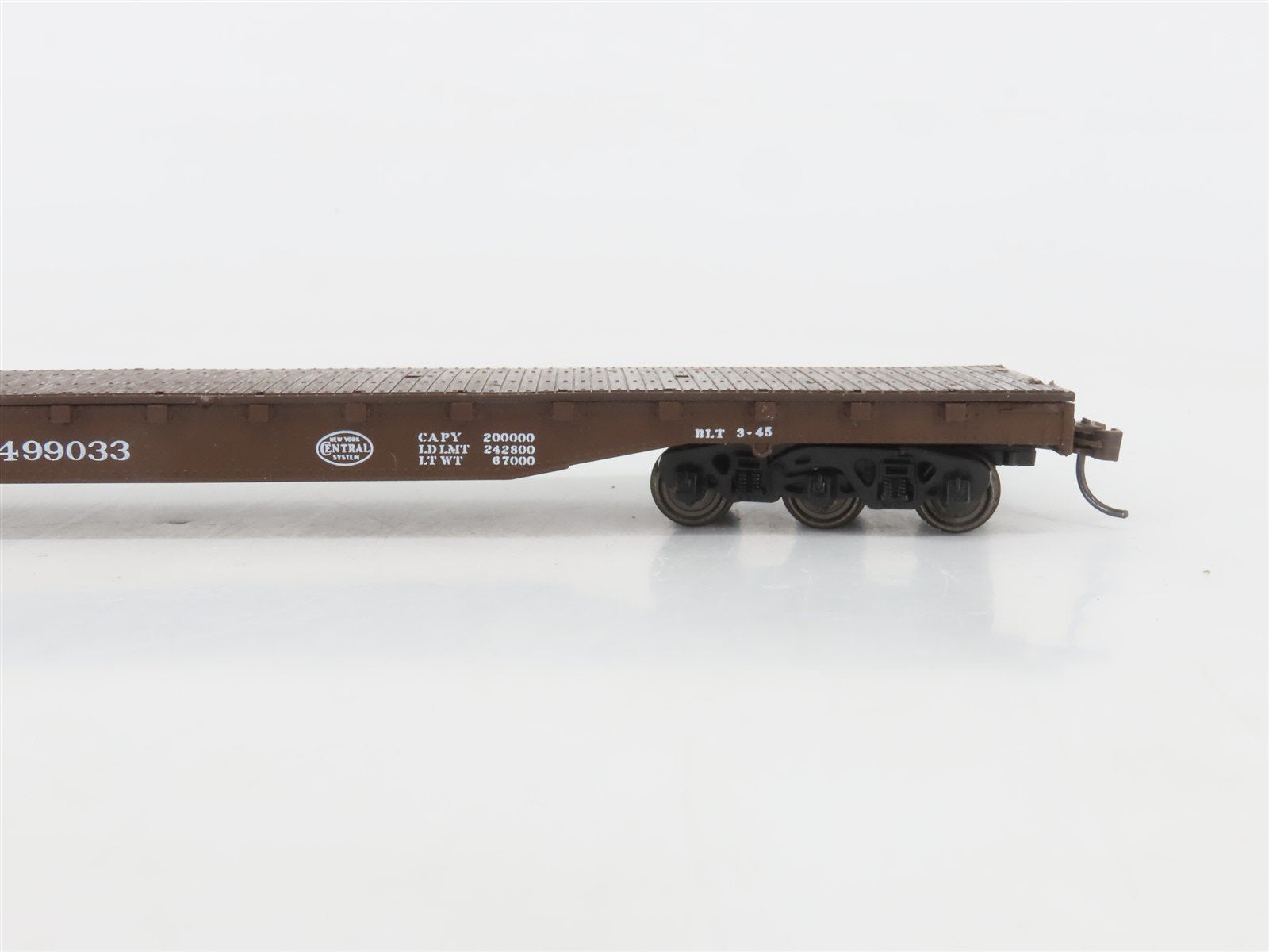 HO Scale Roco 49013 NYC New York Central Flatcar #499038