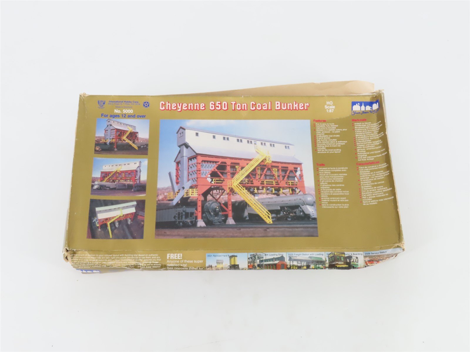 HO Scale IHC 5000 Cheyenne 650 Ton Coal Bunker Building Kit