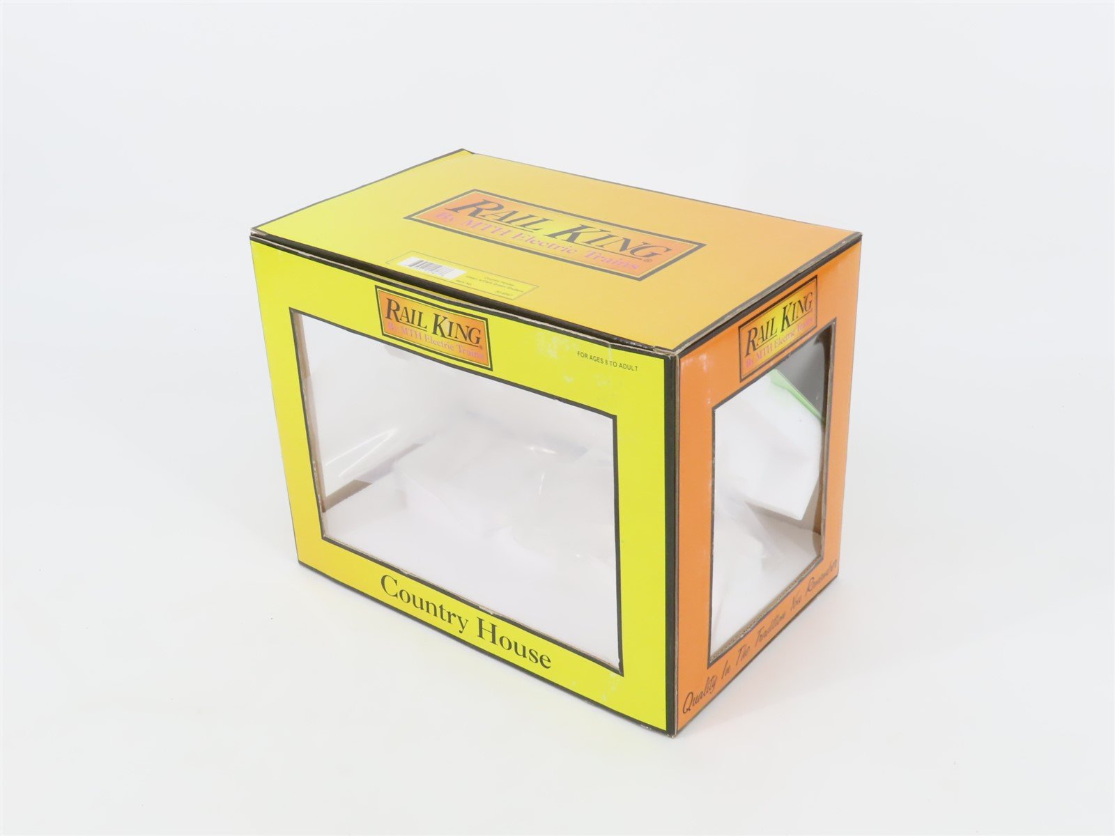 O 1/48 Scale MTH RailKing 30-9047 Country House - Green w/ Dark Green Shutters