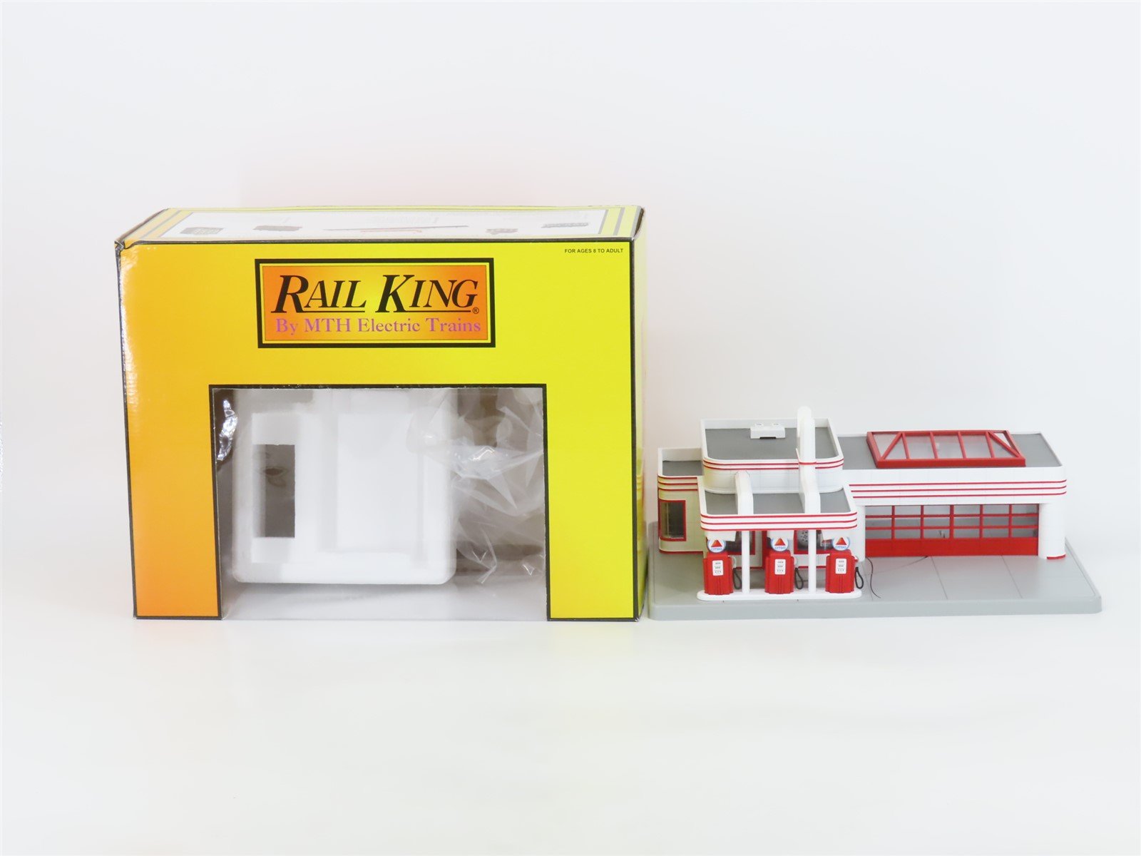 O 1/48 Scale MTH RailKing 30-9113 CITGO Operating Gas Station w/ Sound